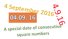 A special date with consecutive square numbers 4.9.16
